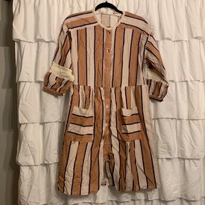 Striped tunic size M